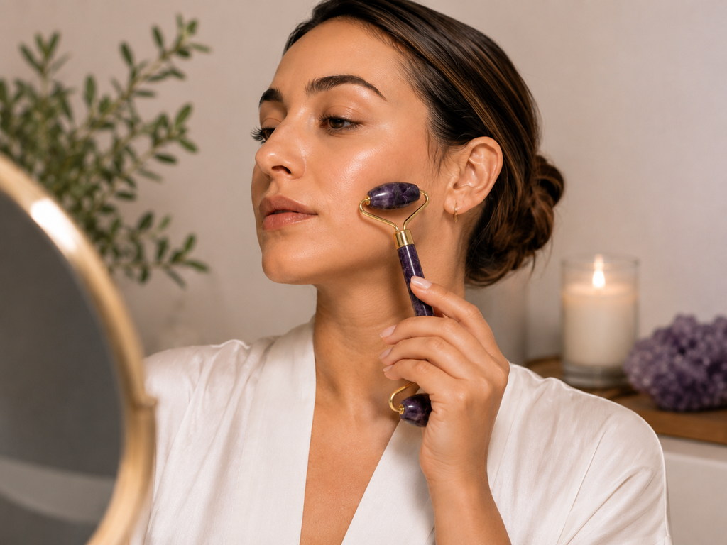 Coffret Rituel Améthyste — Gua Sha & Roller | STLOR