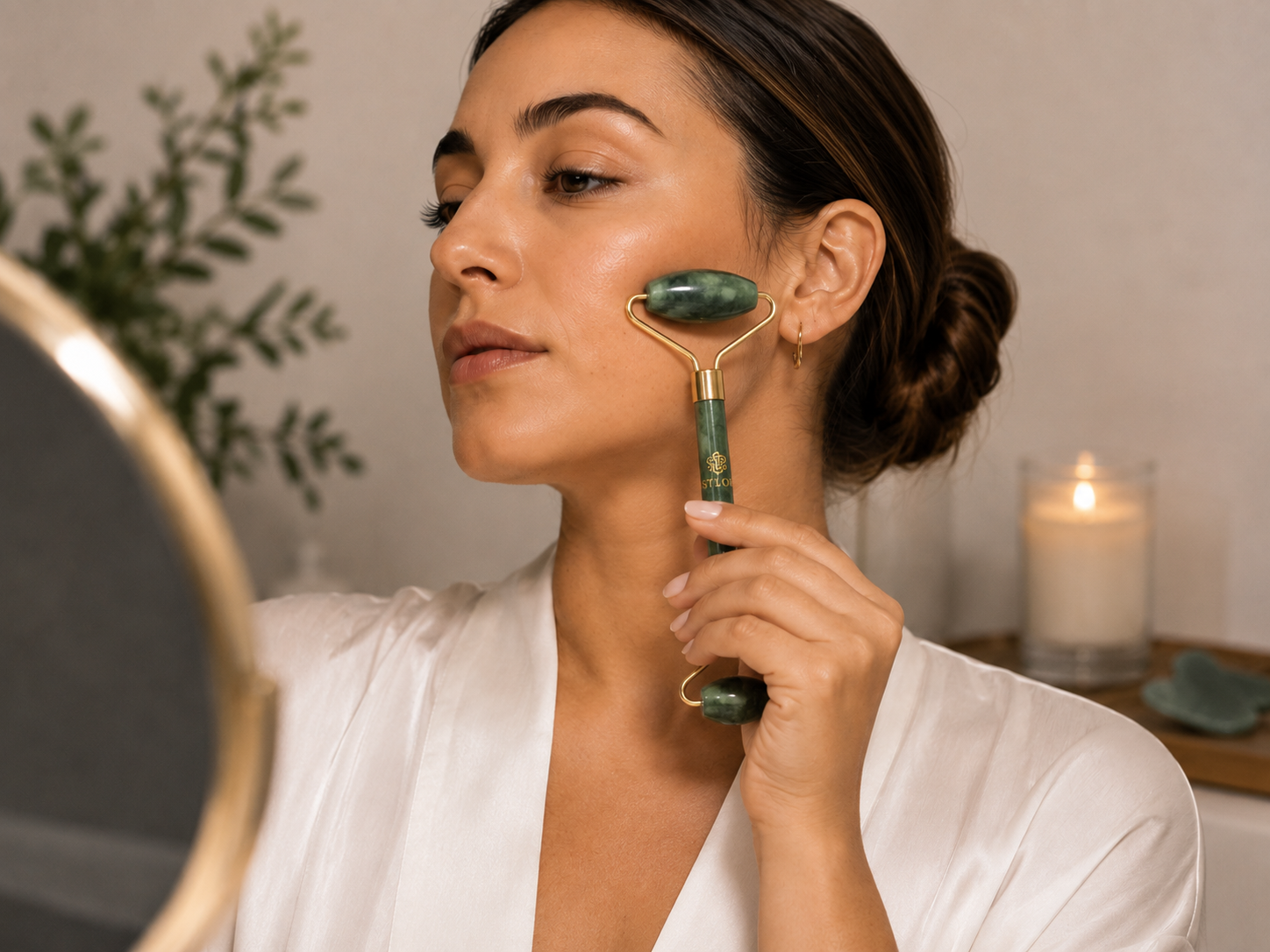 Coffret Rituel Aventurine Verte — Gua Sha & Roller | STLOR