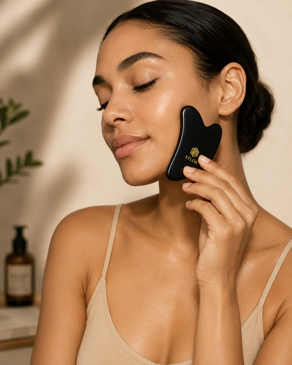 Coffret Rituel Obsidienne Noire — Gua Sha & Roller | STLOR